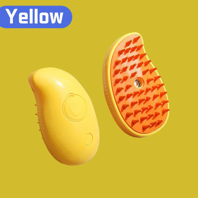 Electric Cat Steam Brush β 3-In-1 Pet Grooming Comb with Water Spray for Cats and Dogs, USB Rechargeable.