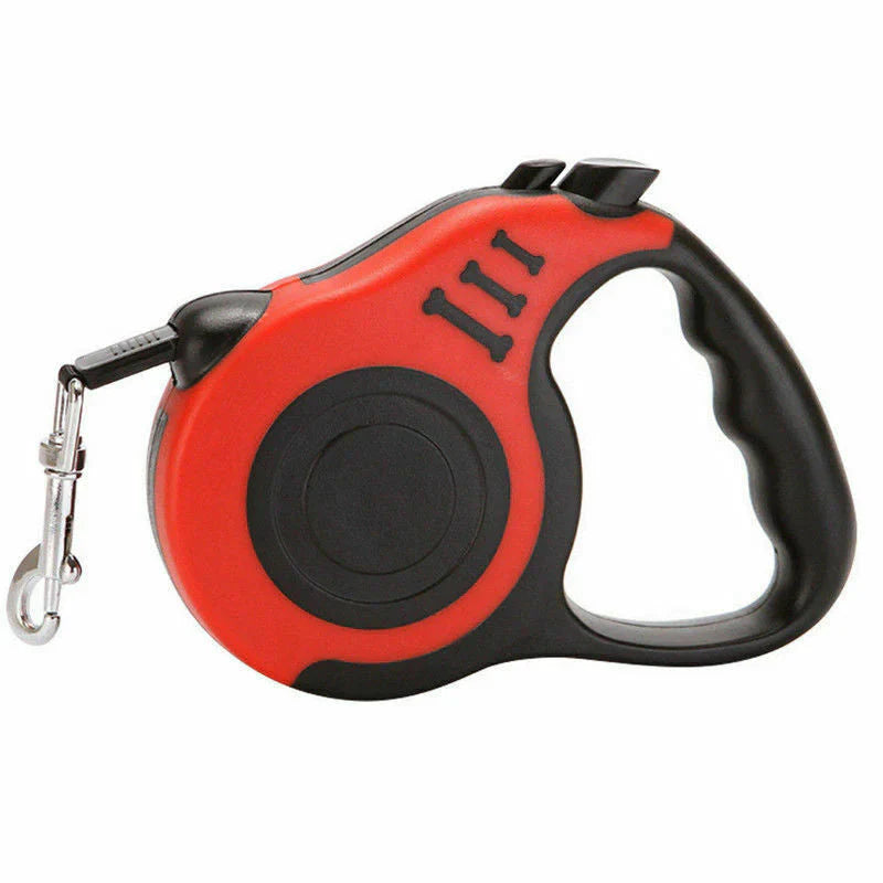 Automatic Retractable Dog Leash - Dual Size Options with Brake & Lock Safety System.