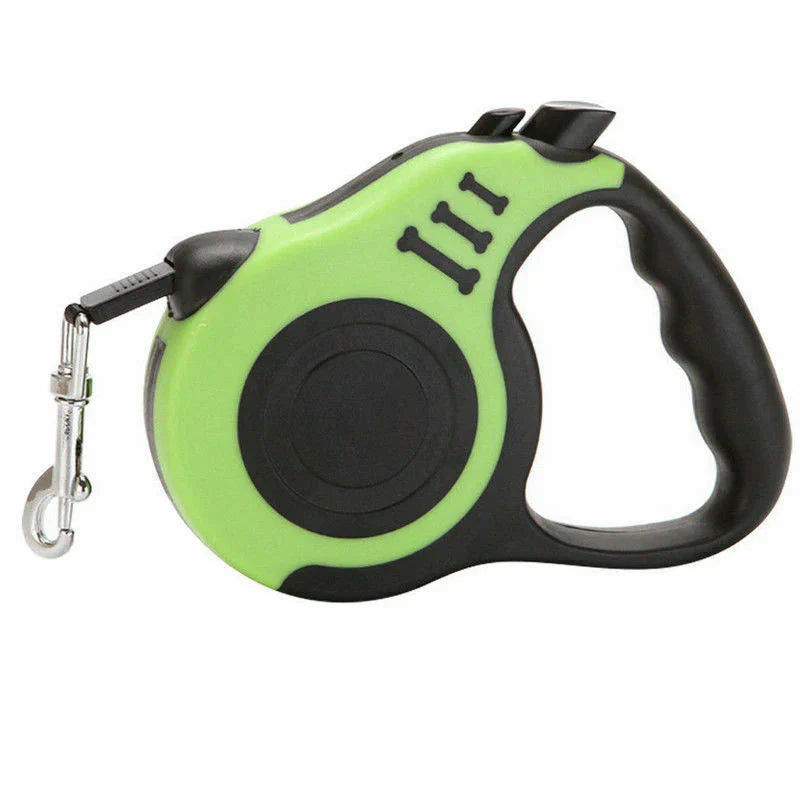 Automatic Retractable Dog Leash - Dual Size Options with Brake & Lock Safety System.