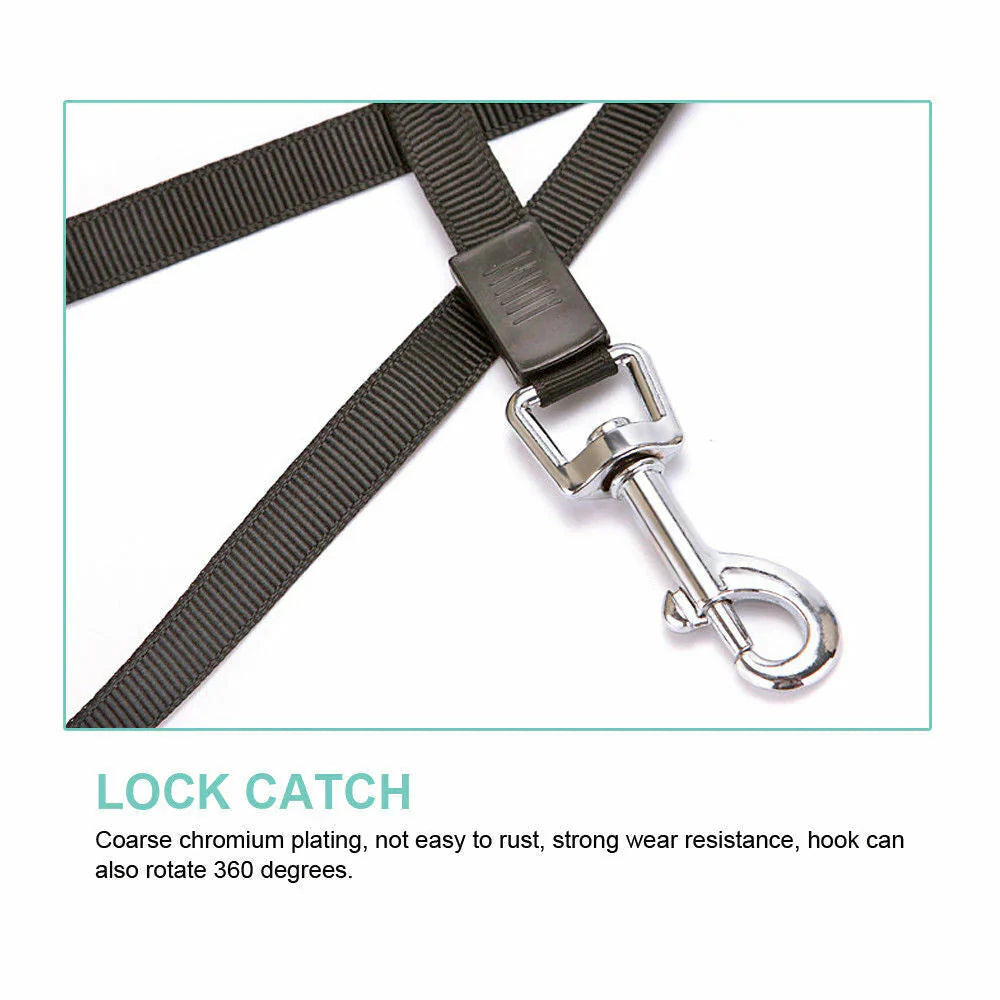 Automatic Retractable Dog Leash - Dual Size Options with Brake & Lock Safety System.