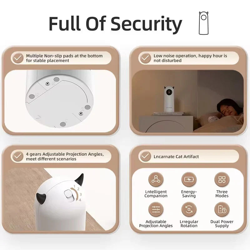 Automatic Cat Toy – Interactive Smart LED Laser.