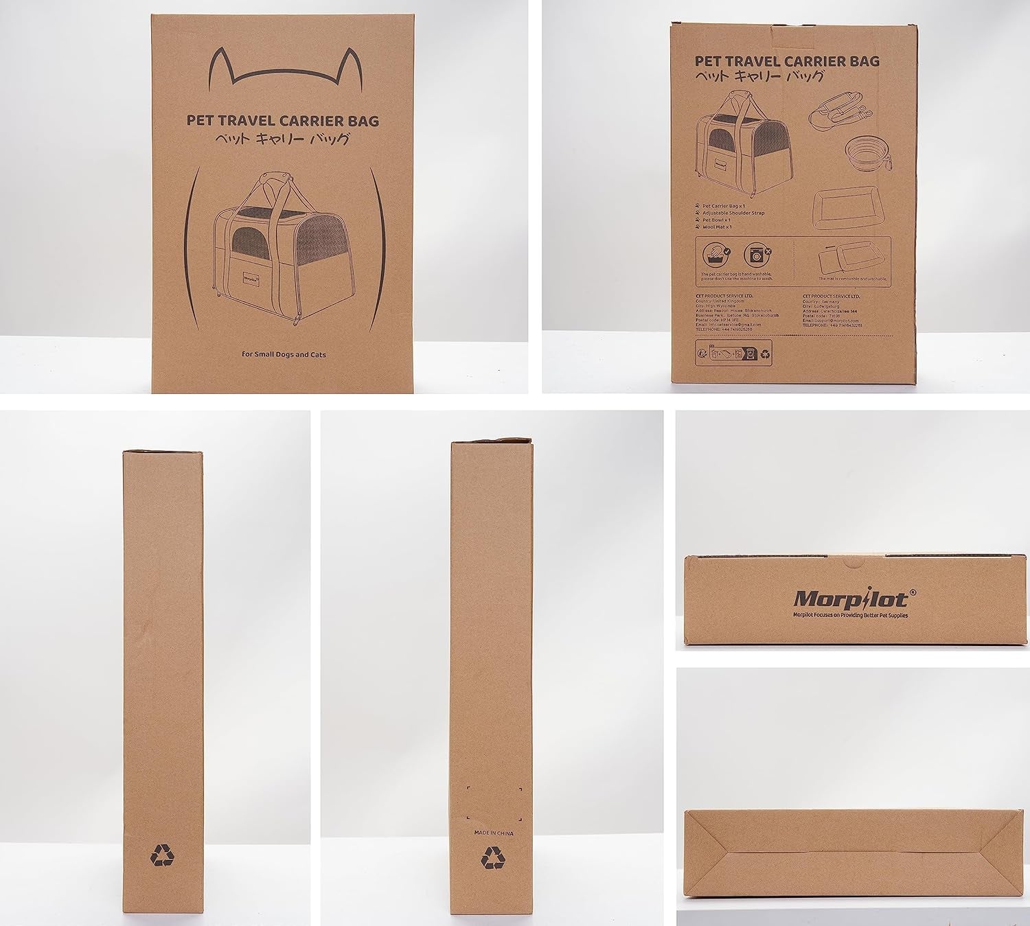 Cat Carrier, Portable Pet Carrier Bag for Cats and Small Dogs, Foldable Soft Sided Cat Transport Carrier, Airline Approved Pet Travel Carrier with Shoulder Strap, Removable Mat and Pet Bowl.